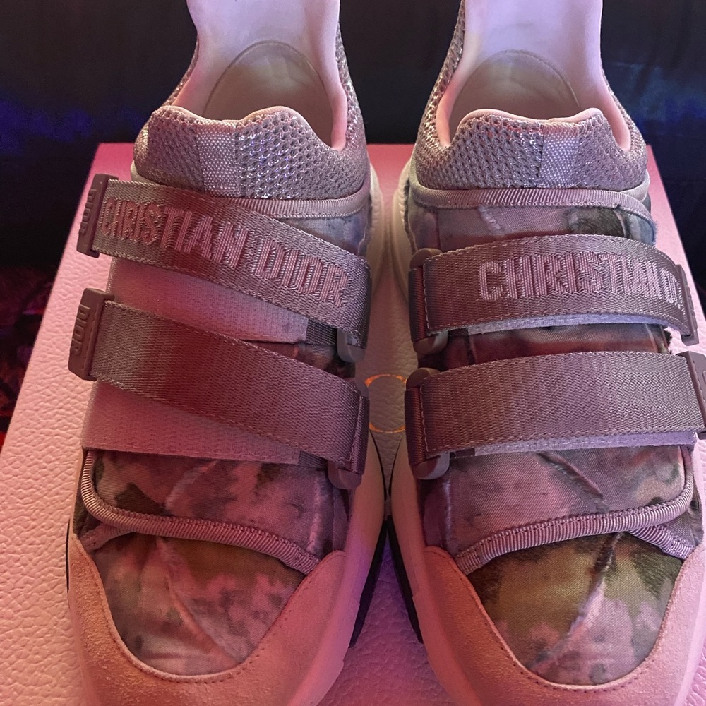 Christian Dior sneakers D-Wander style, wore once color denim blue size 38.5 - Picture 6 of 13